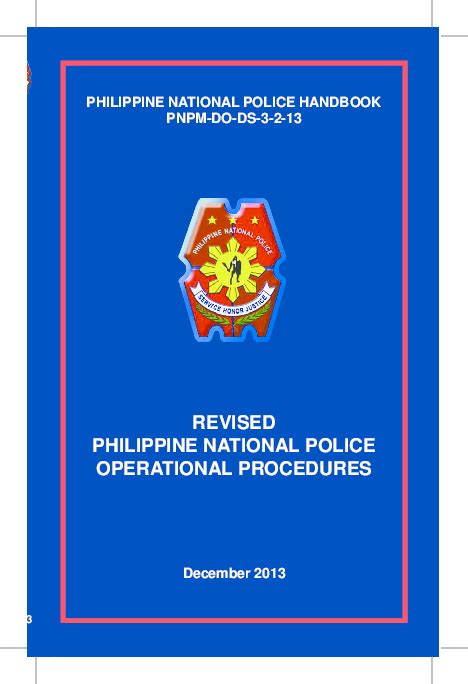 Philippine National Police Handbook PNP.